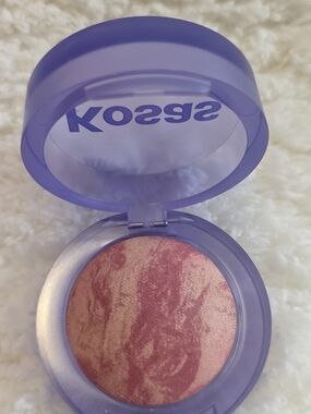 Kosas Marbled Pink-Peach Baked Blush